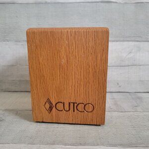Cutco Wooden Knife Block Holder Made In USA